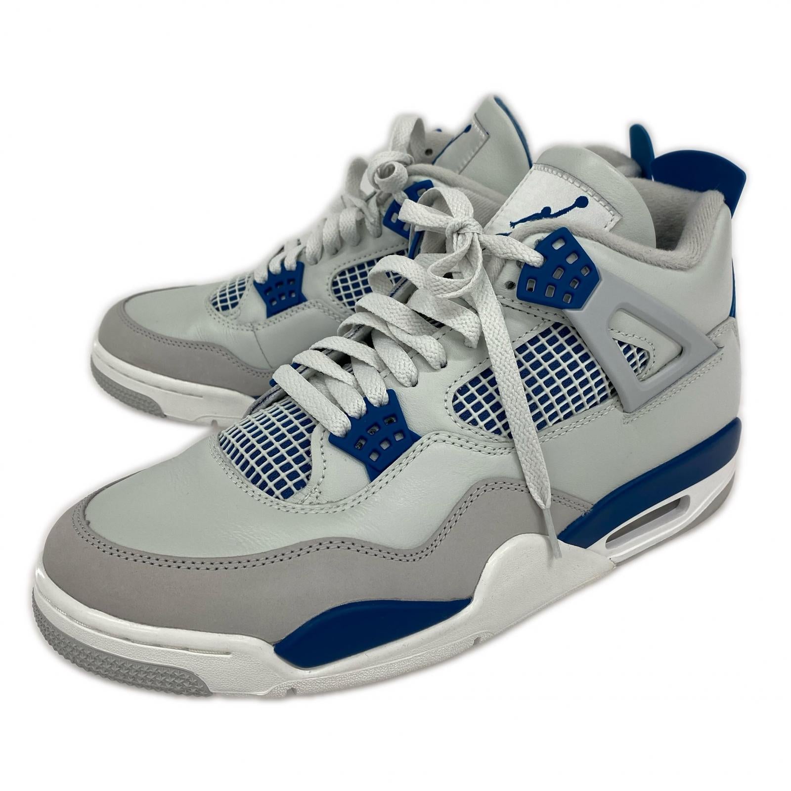 スニーカー Air Jordan 4 Retro Industrial Blue/白青 29cm (US11 UK10 1/2 EU48)