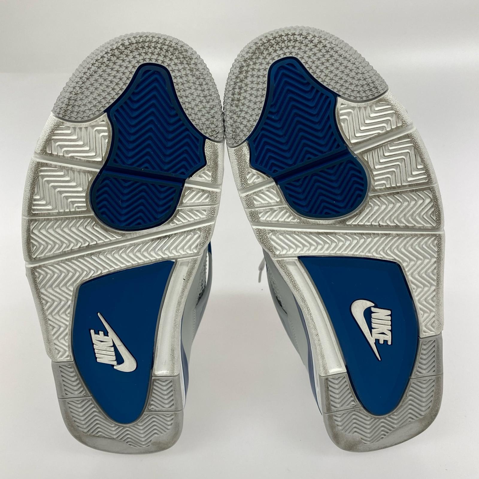 スニーカー Air Jordan 4 Retro Industrial Blue/白青 29cm (US11 UK10 1/2 EU48)