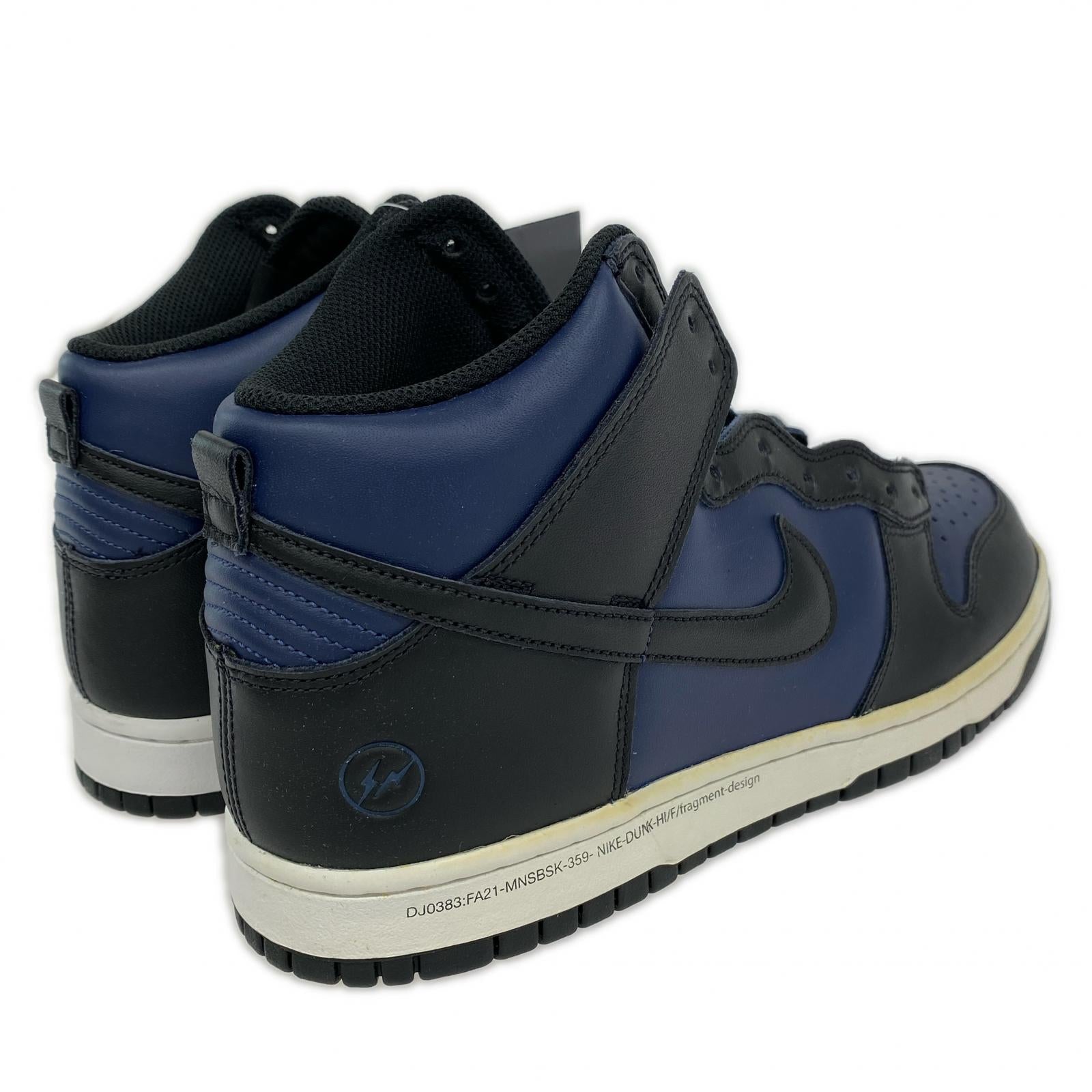 スニーカー DJ0383-400/DUNK HI/F/FRAGMENT/紺黒/28.5 28.5cm (US10 1/2 UK10 EU47)