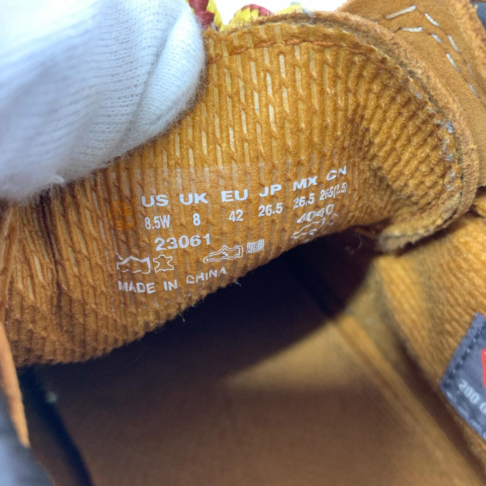 ブーツ ウォータープルーフ チャッカ US8.5W 26.5cm (US8 1/2 UK8 EU43) ブラウン