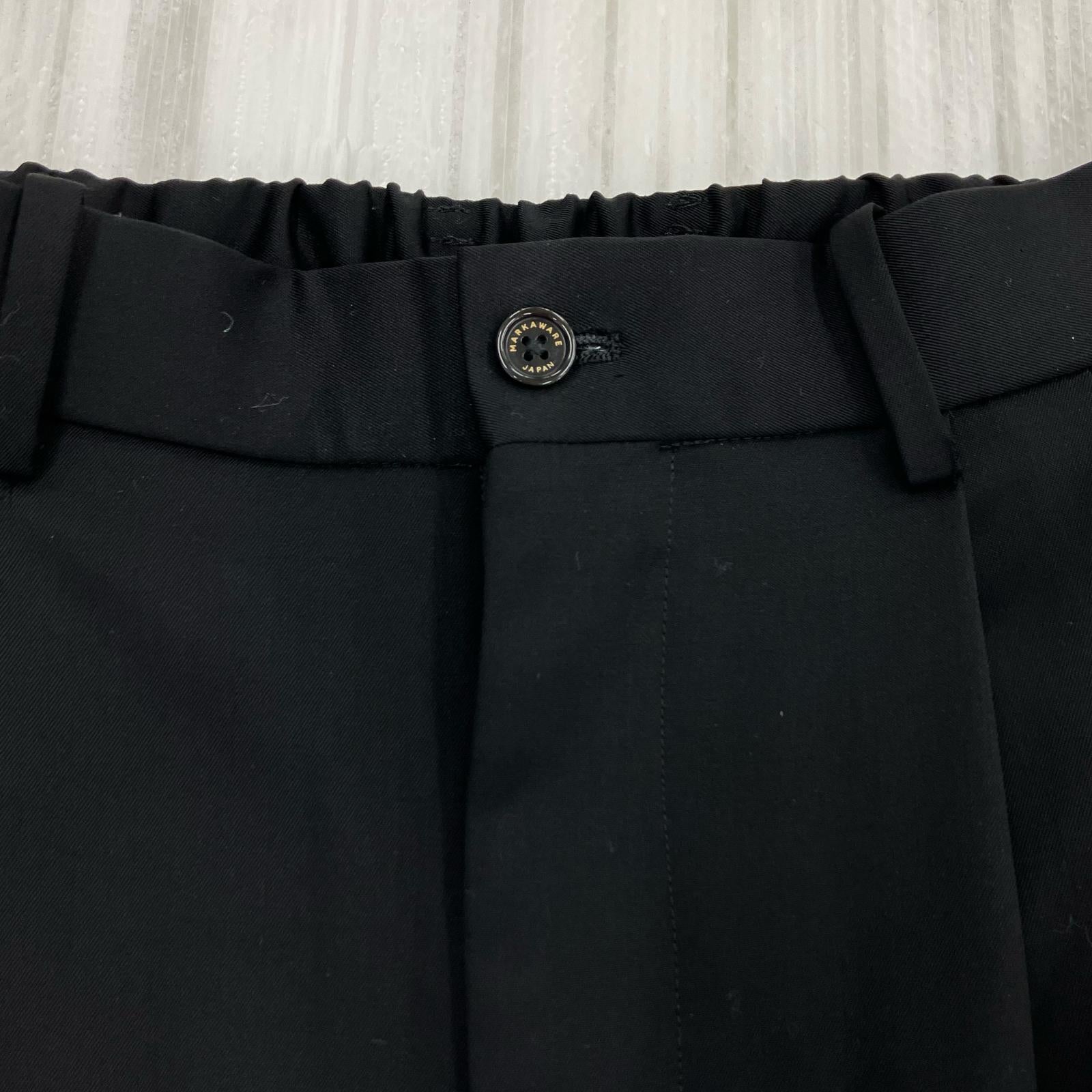 パンツ TRIPLE PLEATED WIDE TROUS ブラック 3 3 ブラック