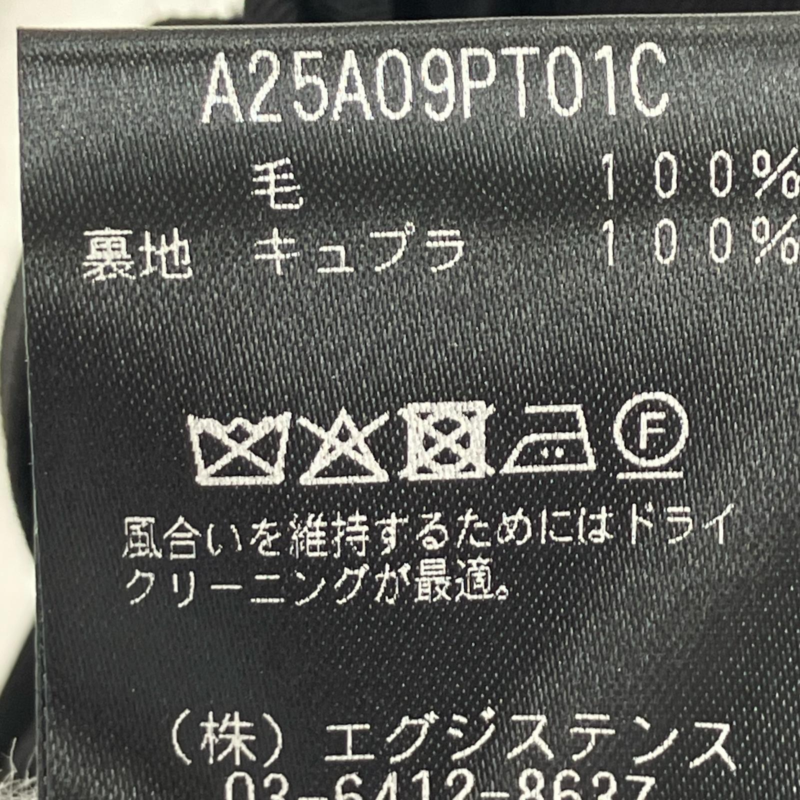 パンツ TRIPLE PLEATED WIDE TROUS ブラック 3 3 ブラック