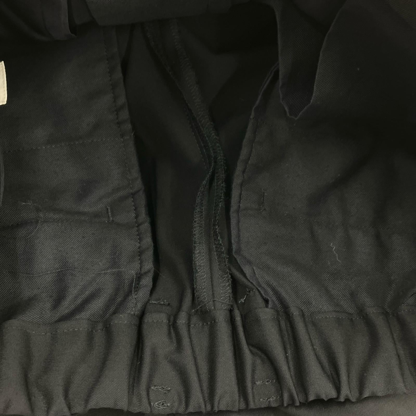 パンツ TRIPLE PLEATED WIDE TROUS ブラック 3 3 ブラック
