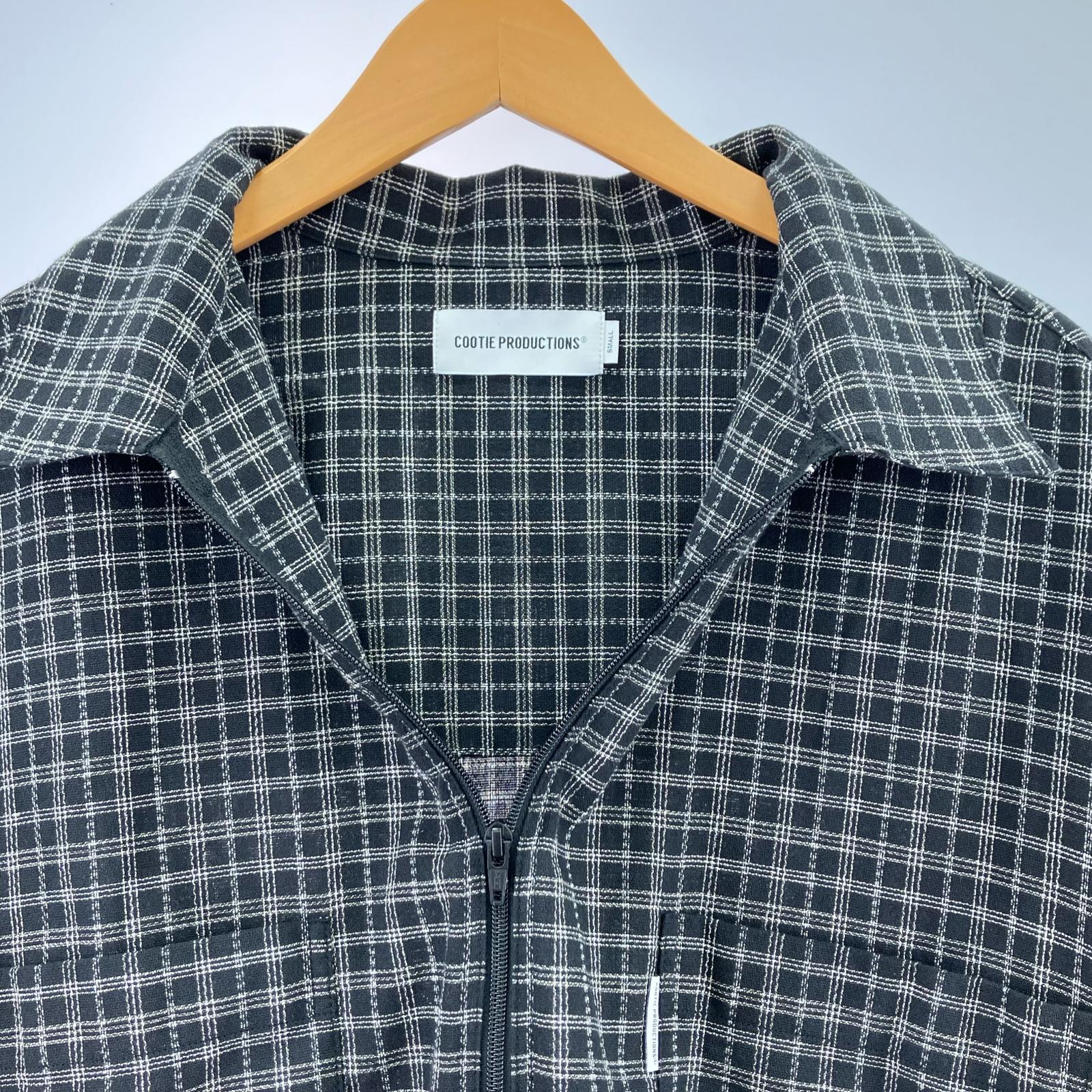 長袖Tシャツ Heavy Flannel Check Half Zip Pullover S S ブラック