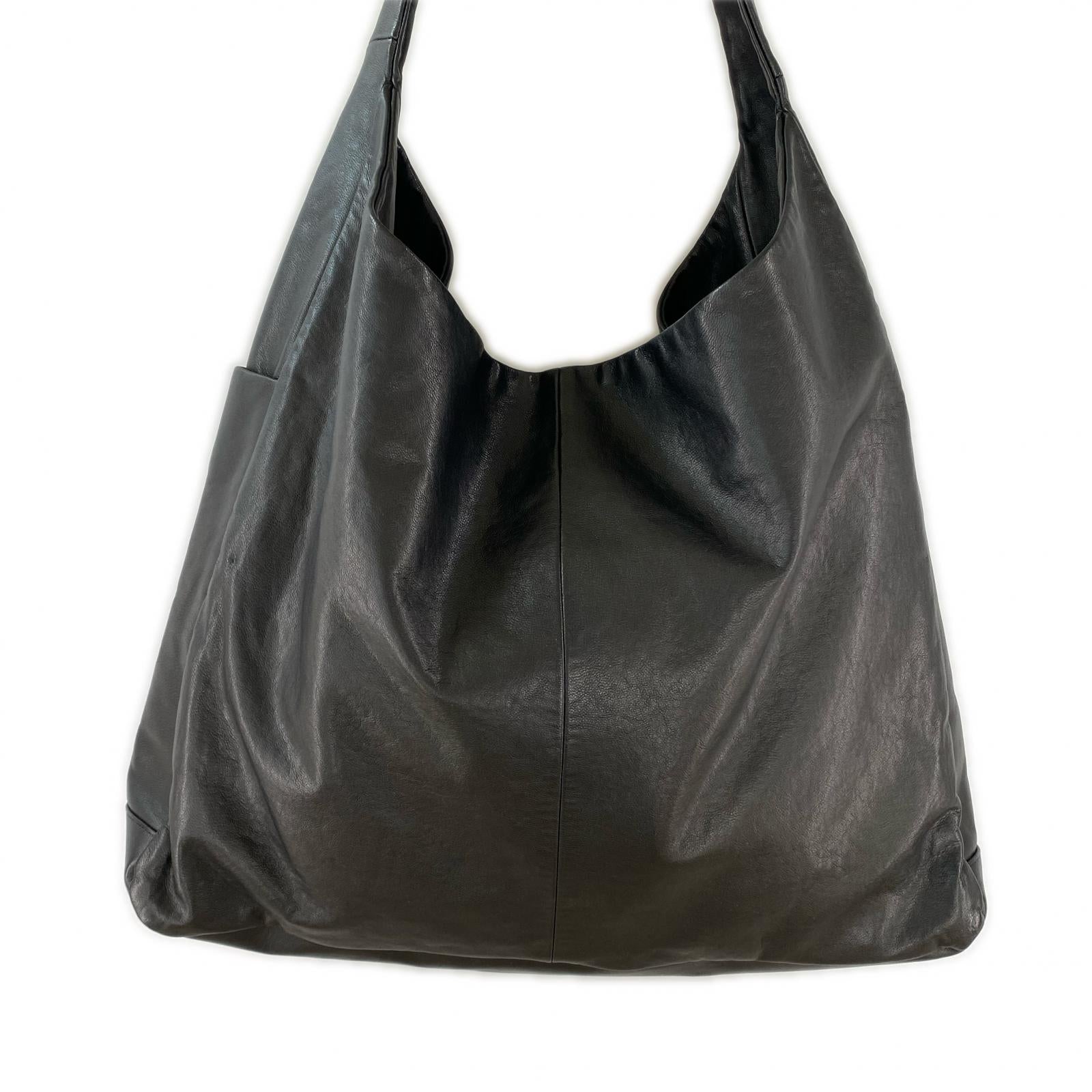 その他バッグ 24SS leather shoulder bag ブラック