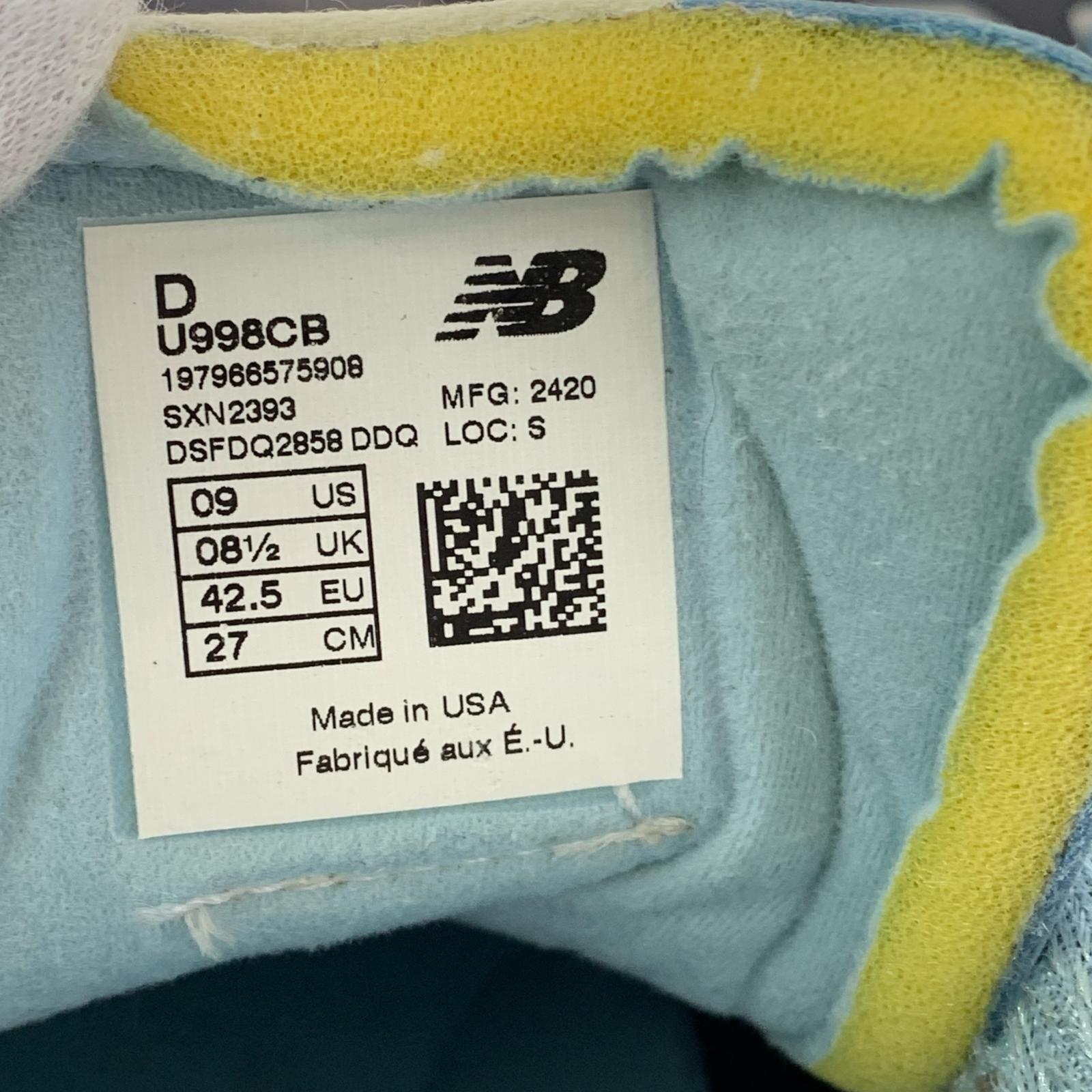 スニーカー U998CB 27.0 27cm (US9 UK8 1/2 EU44)