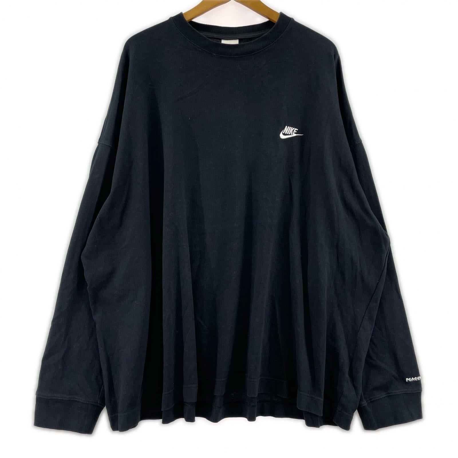 長袖Tシャツ NIKE×PEACEMINUSONE PMO G-DRAGON 黒(L) L ネイビー