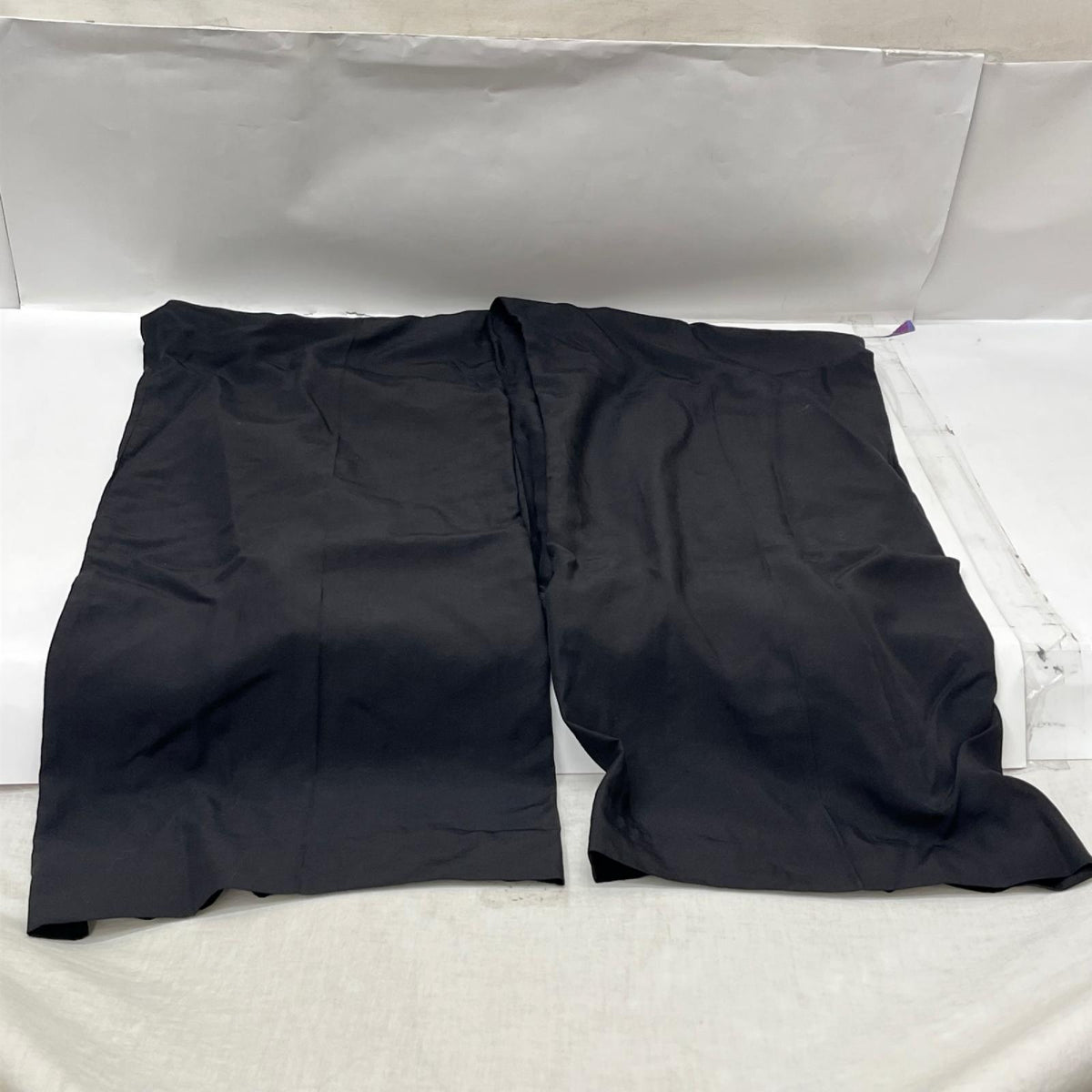 24AW Black lyocell trousers 44