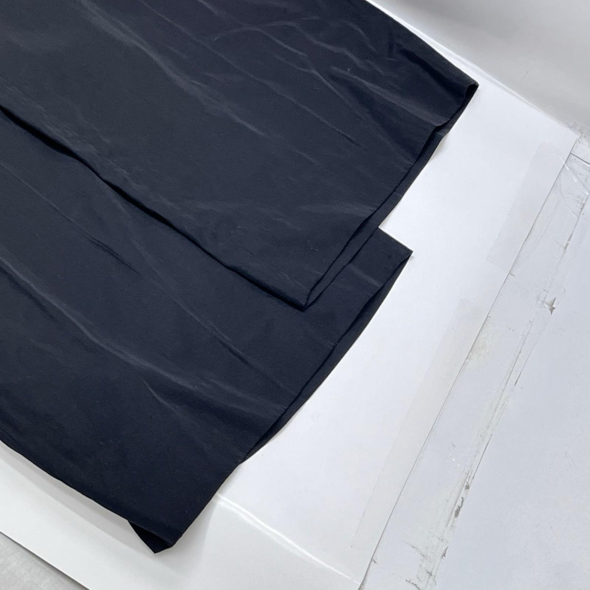 24AW Black lyocell trousers 44
