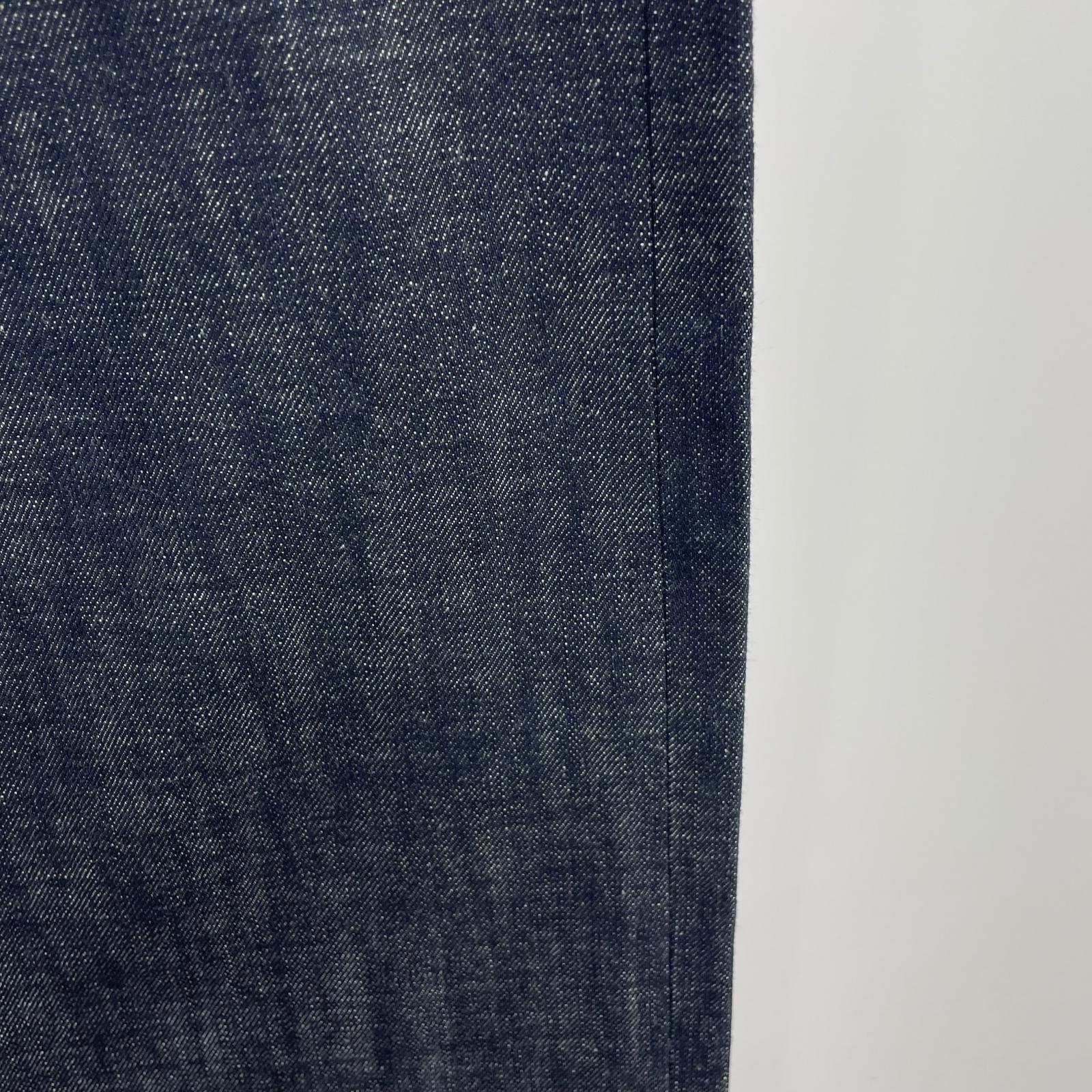 デニムパンツ NO/FAITH STUDIOS RAW DENIM JAPANESE ULTRA LOOSE FIT L L ネイビー
