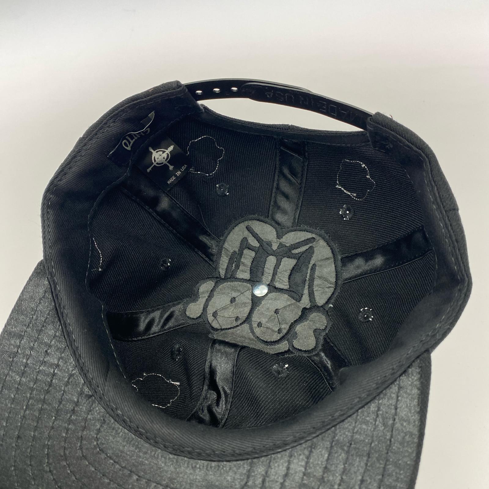 キャップ CHITO FINESSE PUP HAT CAP スナップバックキャップ 黒 ブラック