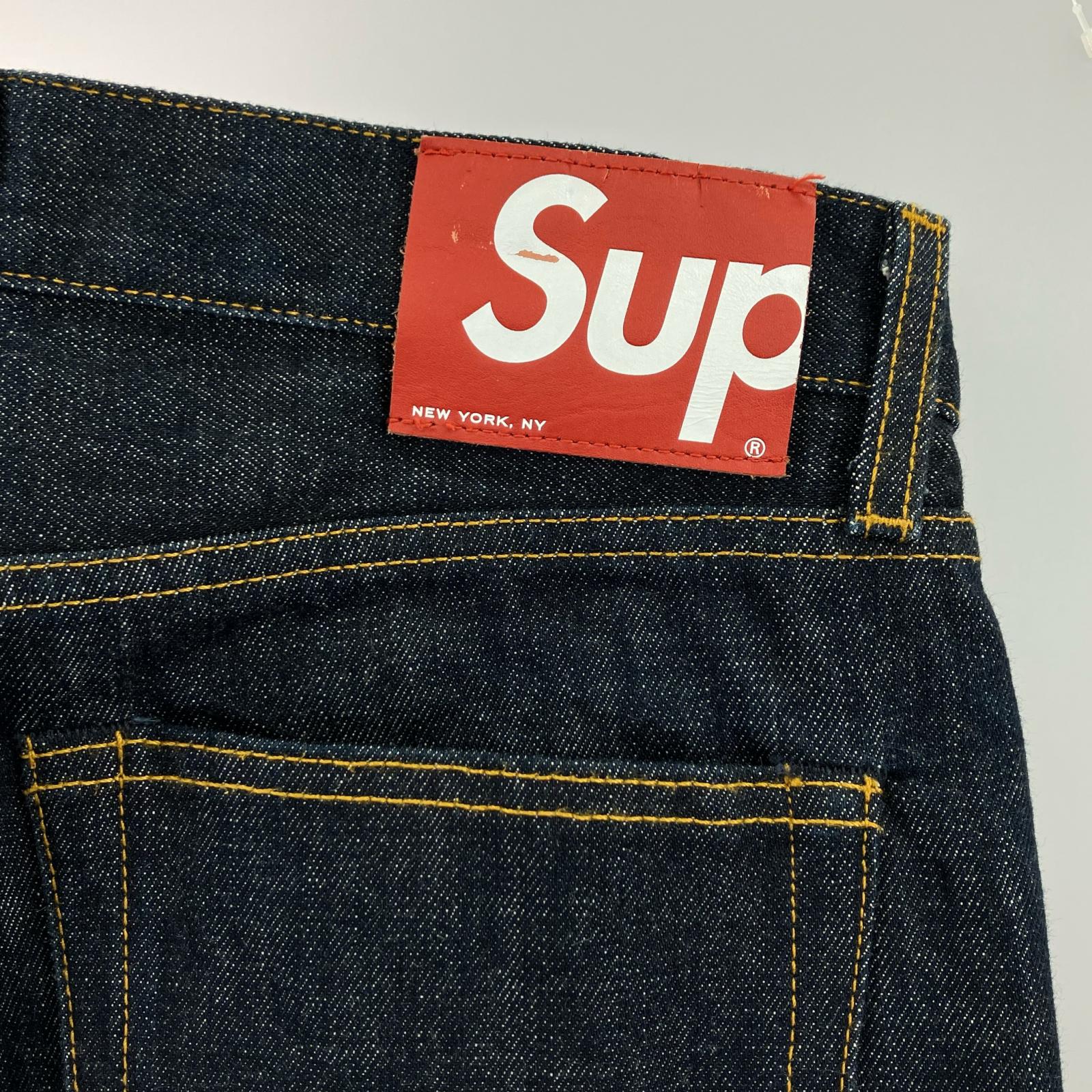 デニムパンツ Rigid Slim Selvedge Jeans (30) 濃紺インディゴ 30 ネイビー