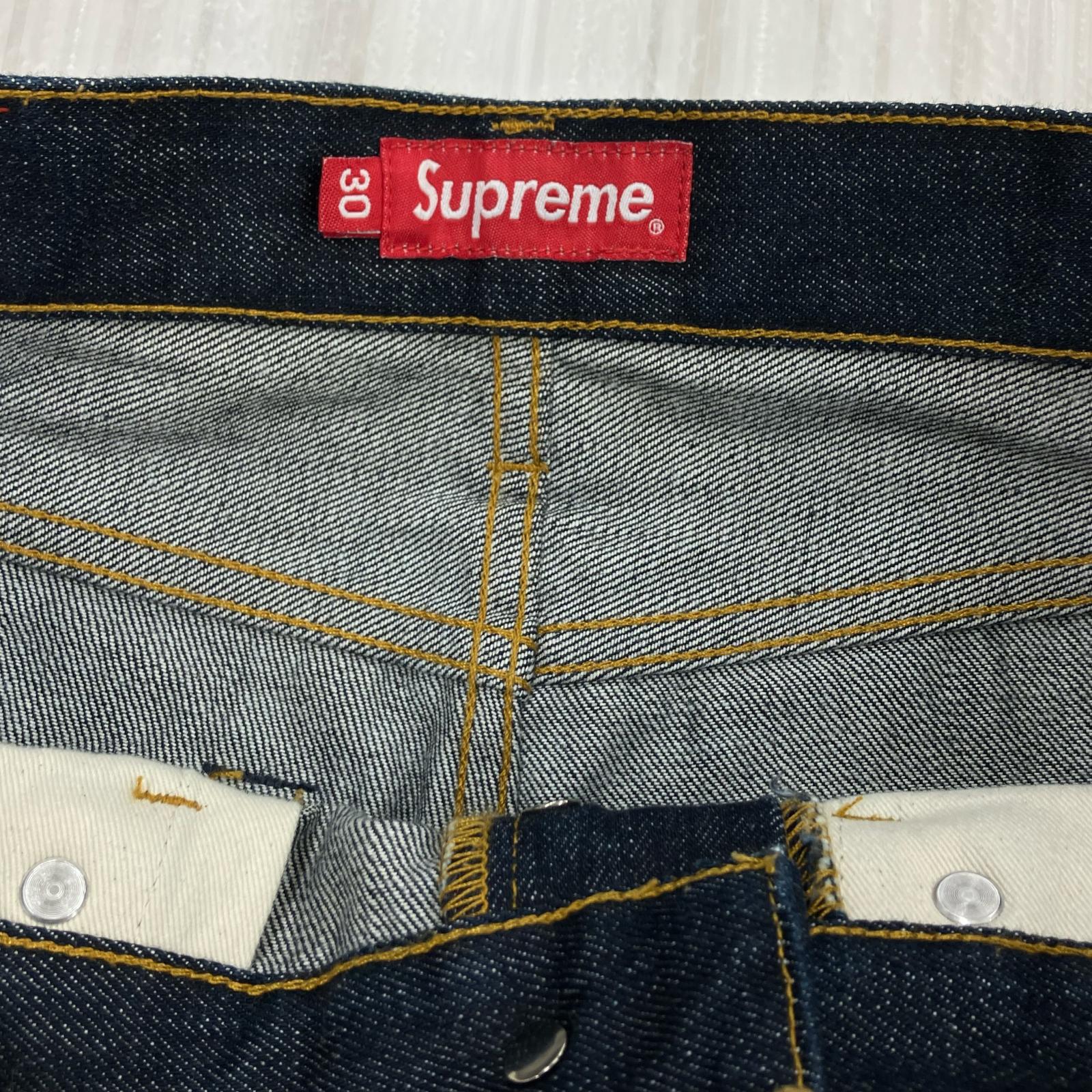 デニムパンツ Rigid Slim Selvedge Jeans (30) 濃紺インディゴ 30 ネイビー