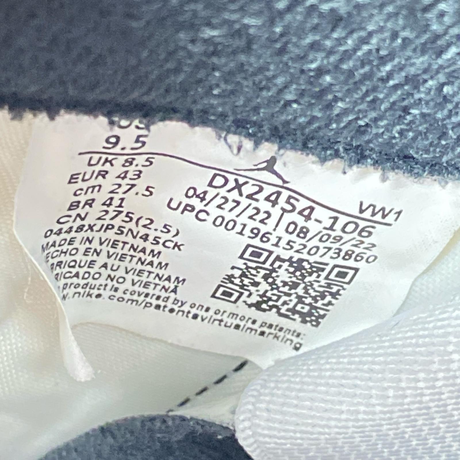 スニーカー DX2454-106 AIR JORDAN 2 OG Chicago(27.5) 27.5cm (US9 1/2 UK9 EU45) ホワイト
