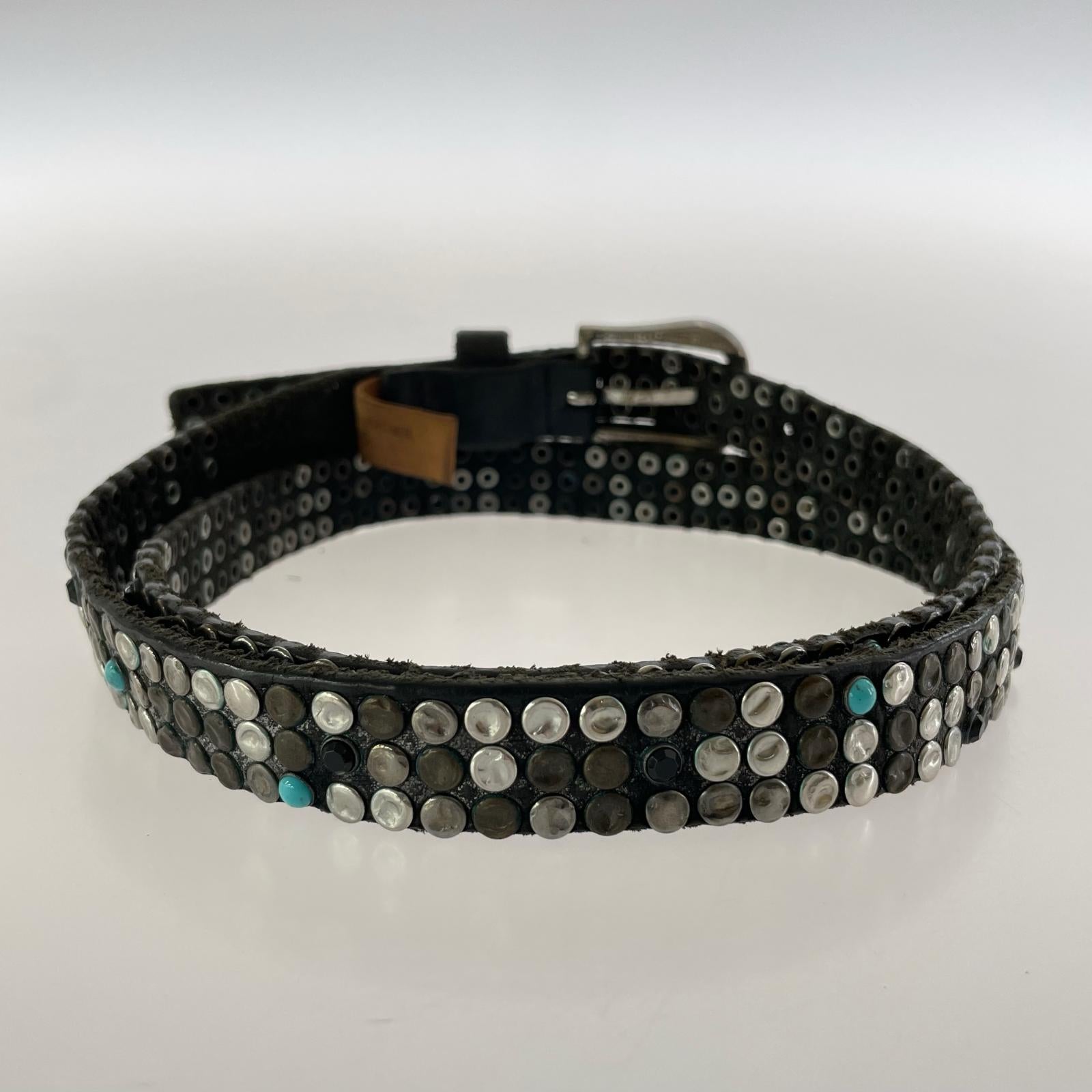 その他アクセサリー CURIOSO STILE スタッズ ナローベルト ブラック