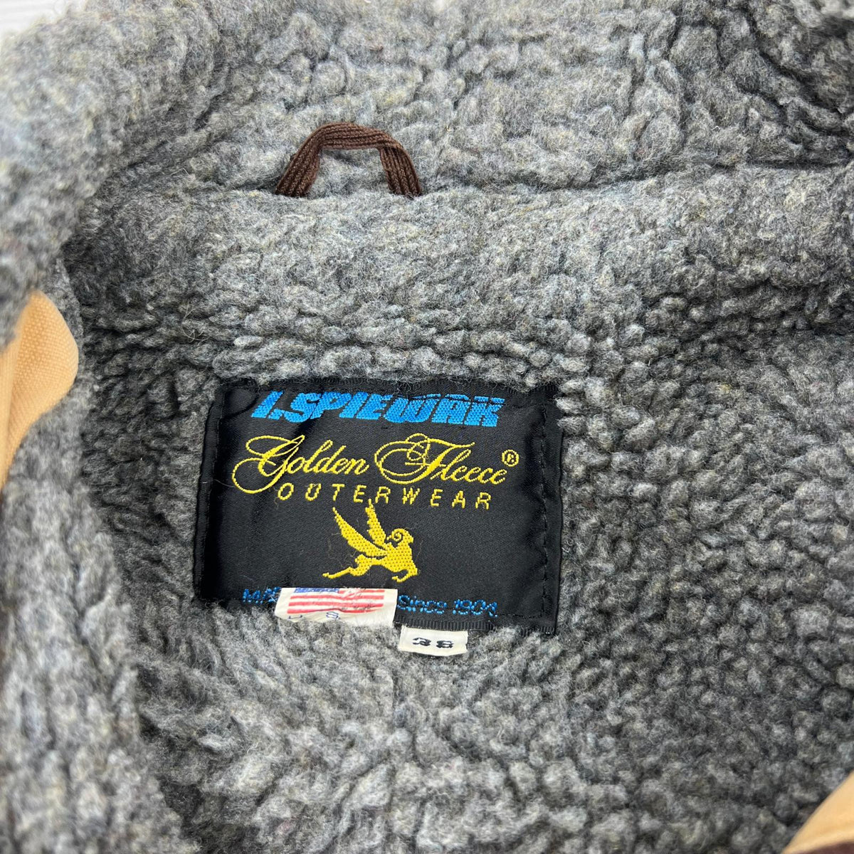 ミリタリージャケット SPIEWAK Golden Fleece N-1 デッキジャケット 38 ブラウン