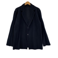 テーラードジャケット HOMME PLISEE ISSEY MIYAKE PLEATS JACKET ブラック