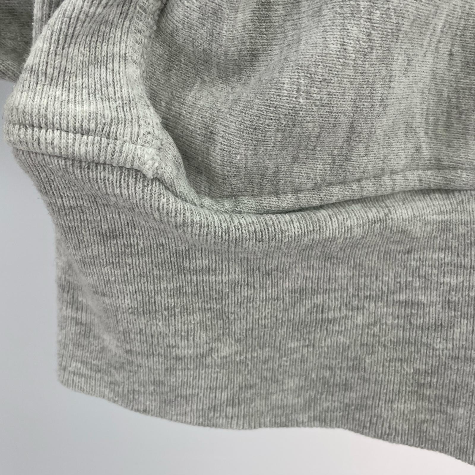 スウェット 再構築 カレッジ バックジップ グレー