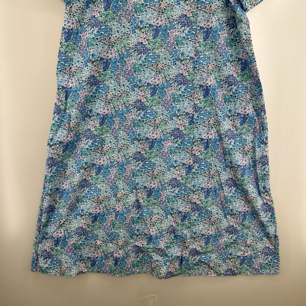 ワンピース AFTERNOONTEA WARDROBE リバティプリント ワンピース ブルー