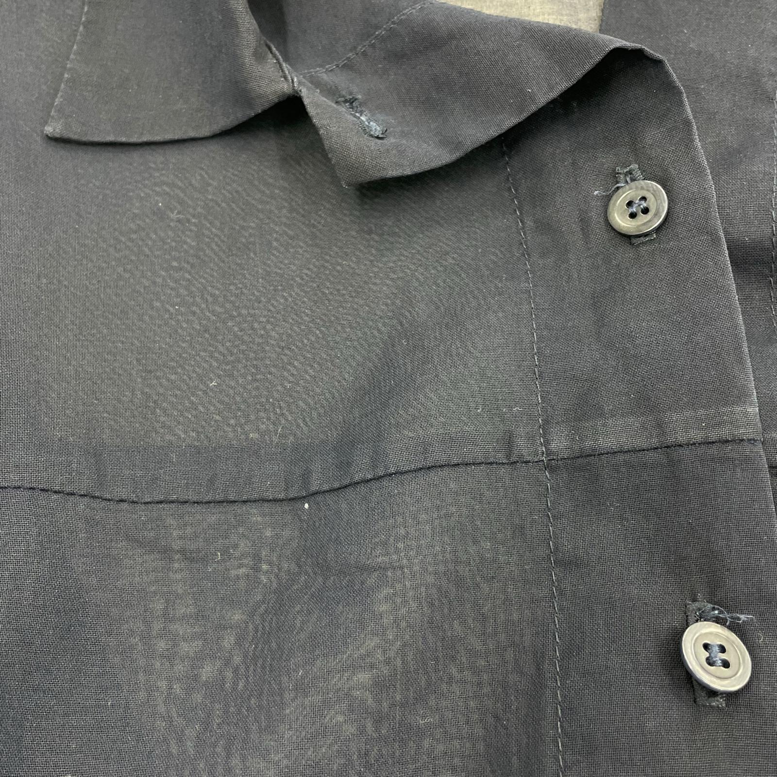 長袖シャツ KLOKE コットンシースルーシャツ L ネイビー L ネイビー