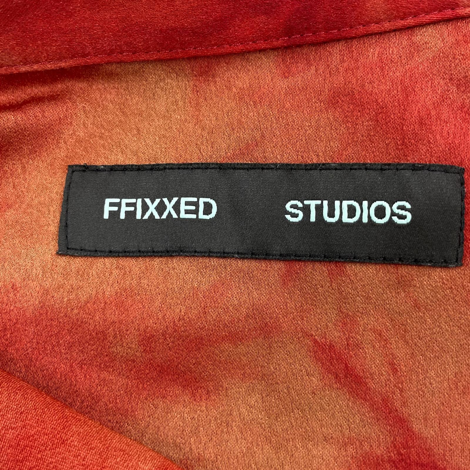 長袖シャツ FFIXXED STUDIOS タイダイシャツジャケット M レッド M レッド