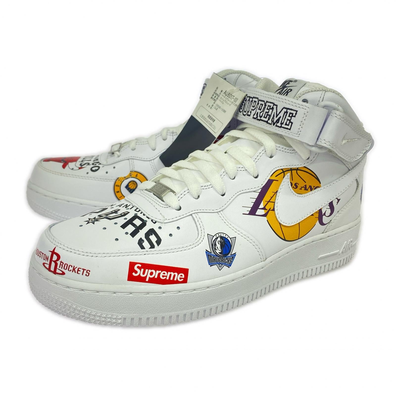 スニーカー × Supreme × NBA AF1 Mid '07 "White" 26.5 26.5cm (US8 1/2 UK8 EU43) ホワイト