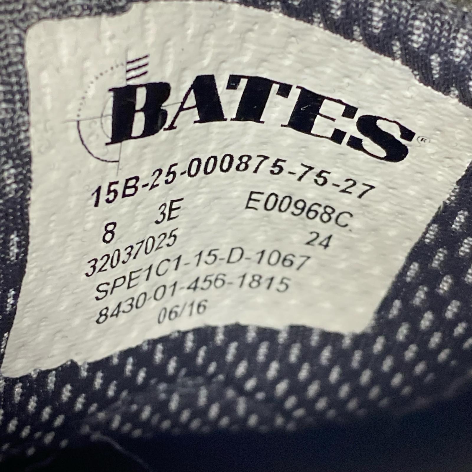 シューズ BATES サービスシューズ US8EEE 26cm 幅広 ブラック ブラック