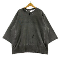 スウェット S/S CRASH CREWNECK 2 グレー