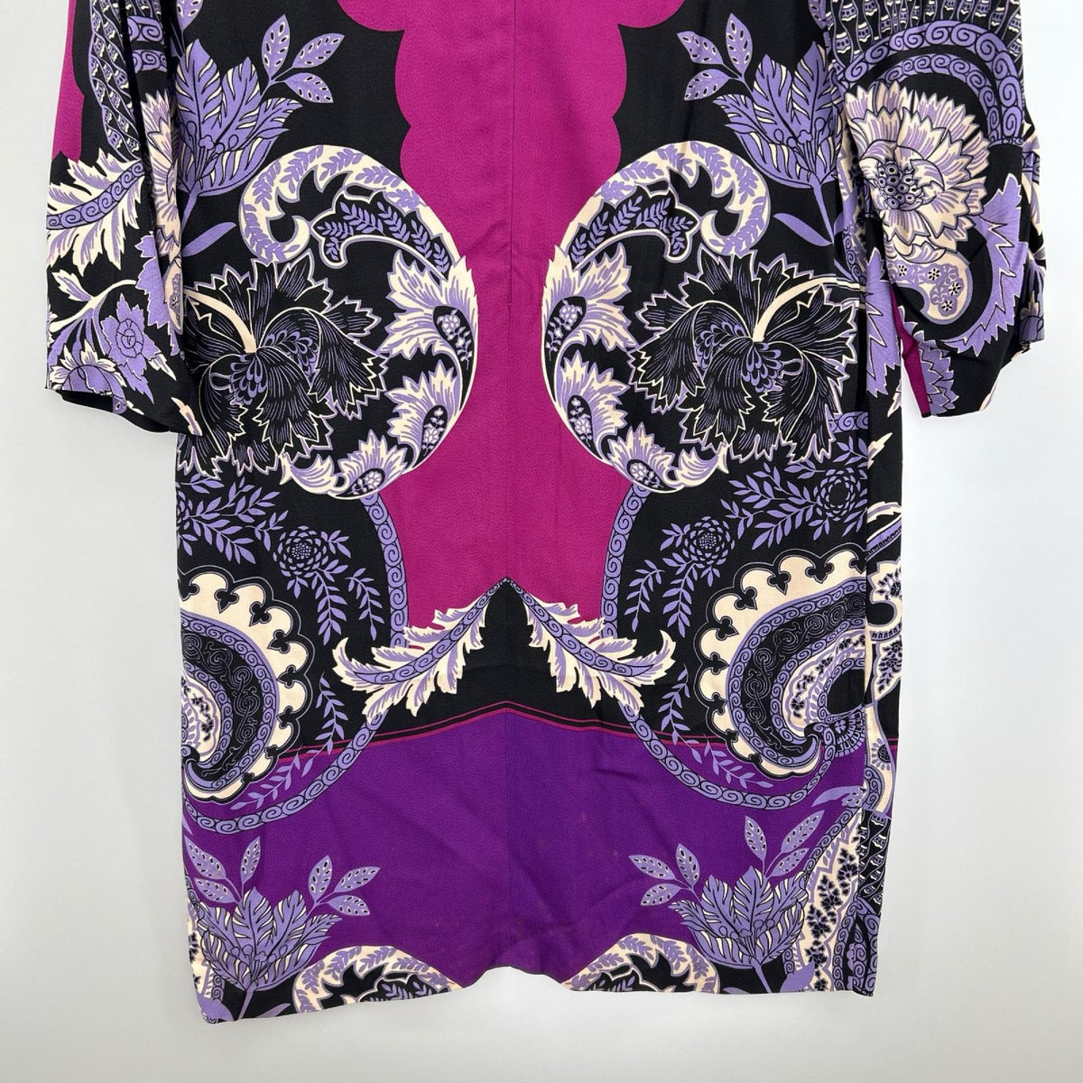 ワンピース ETRO 長袖ワンピース 44 パープル