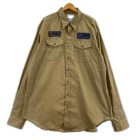 長袖シャツ 90s U.S.NAVY OFFICIAL UNIFORM BEG 40 ベージュ
