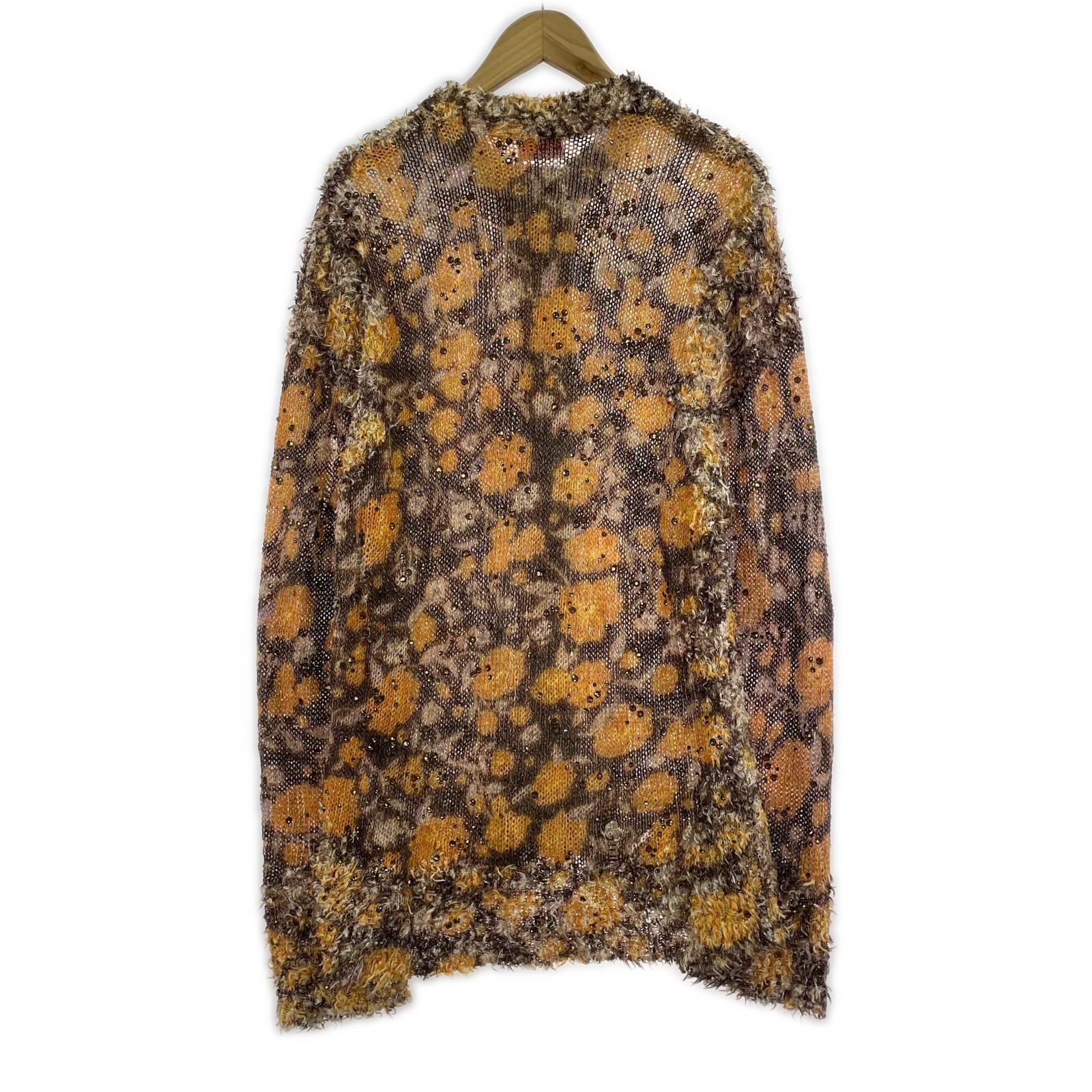 カーディガン DIESEL 26SS K-LINNUS Printed linen-blend cardigan M M