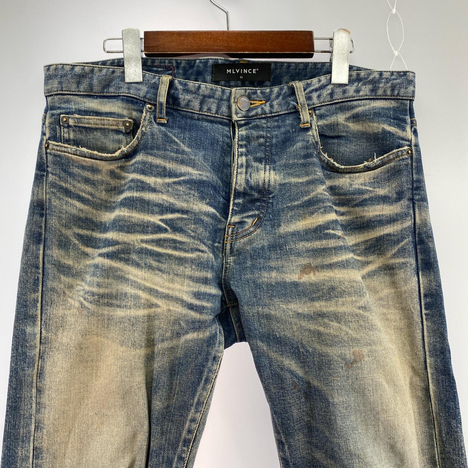 デニムパンツ MLVINCE インディゴ 32