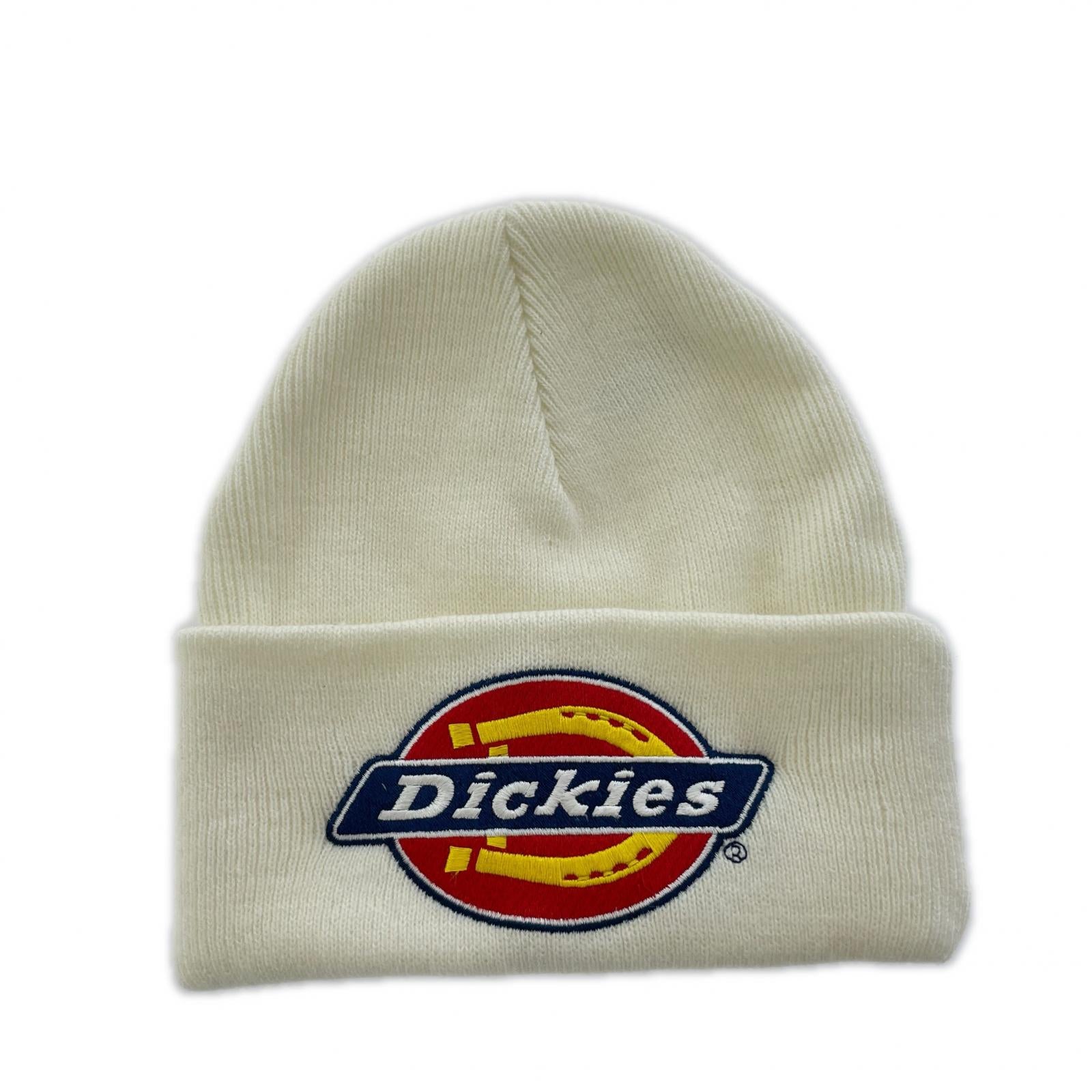 ニットキャップ ×Dickies 白 ホワイト