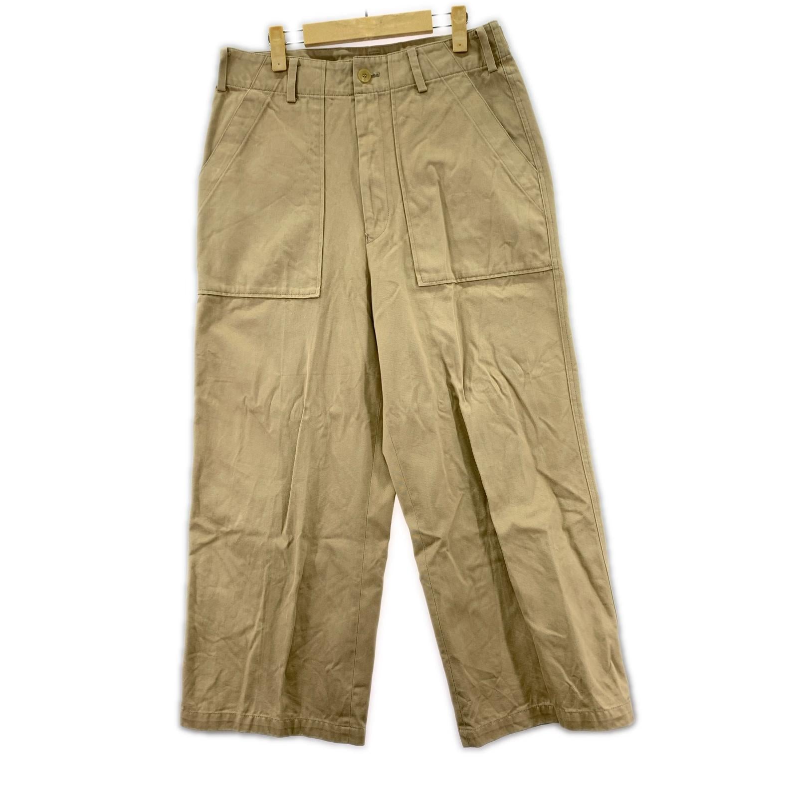 パンツ ×Graphpaper/23AW/2Pleated Wide Trousers 2 ベージュ