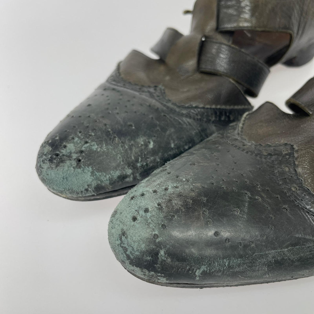 シューズ VELCRO BELT DRESS SHOES 25.5cm (US7 1/2 UK7 EU41) ブラック