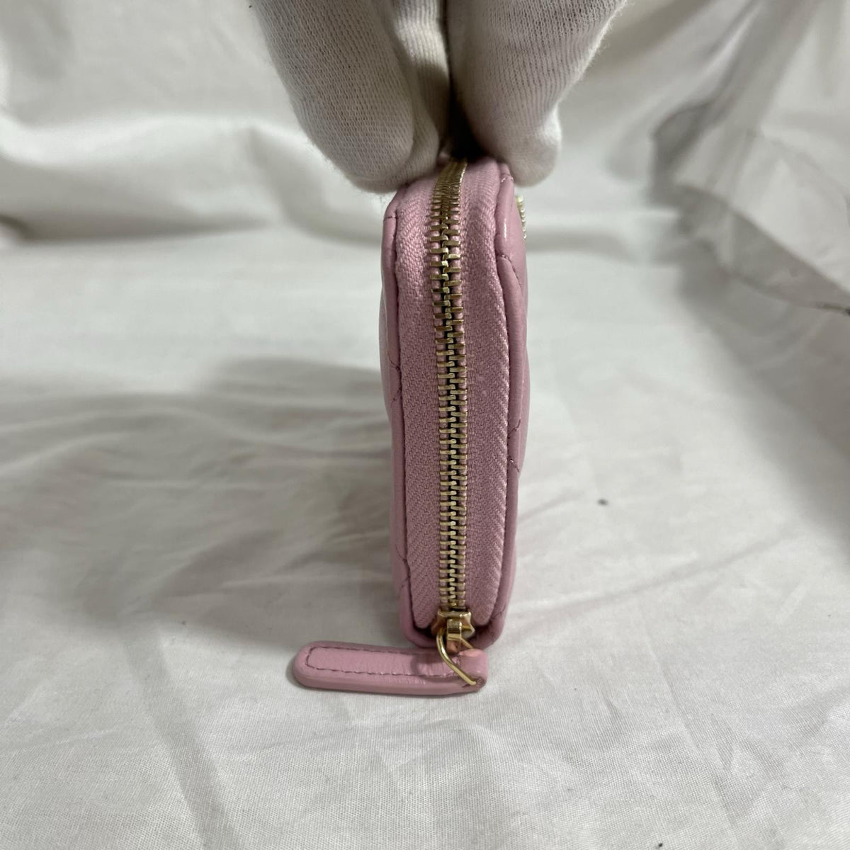 CHANEL マトラッセ ストーンココマーク コンパクトウォレット