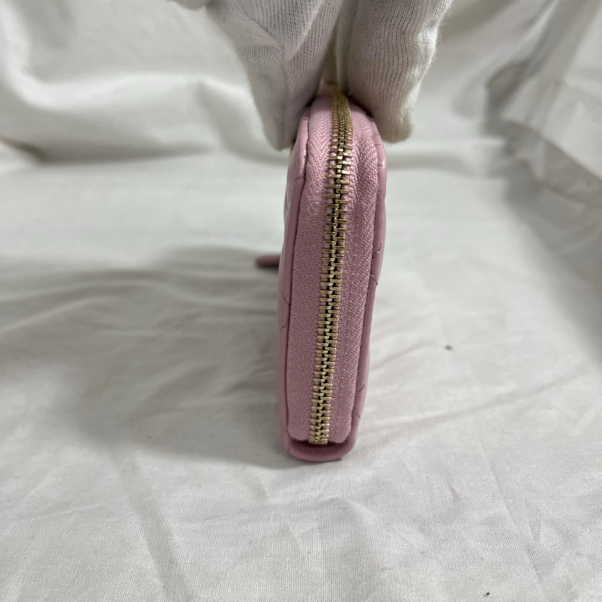 CHANEL マトラッセ ストーンココマーク コンパクトウォレット