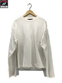19SS Inside-Out Long Sleeve 白 (S) RM191 JYN HGY88W