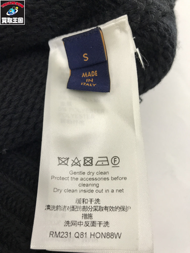 23SS LV Music Line Embroidered 黒 (S) RM231 Q81 HON88W