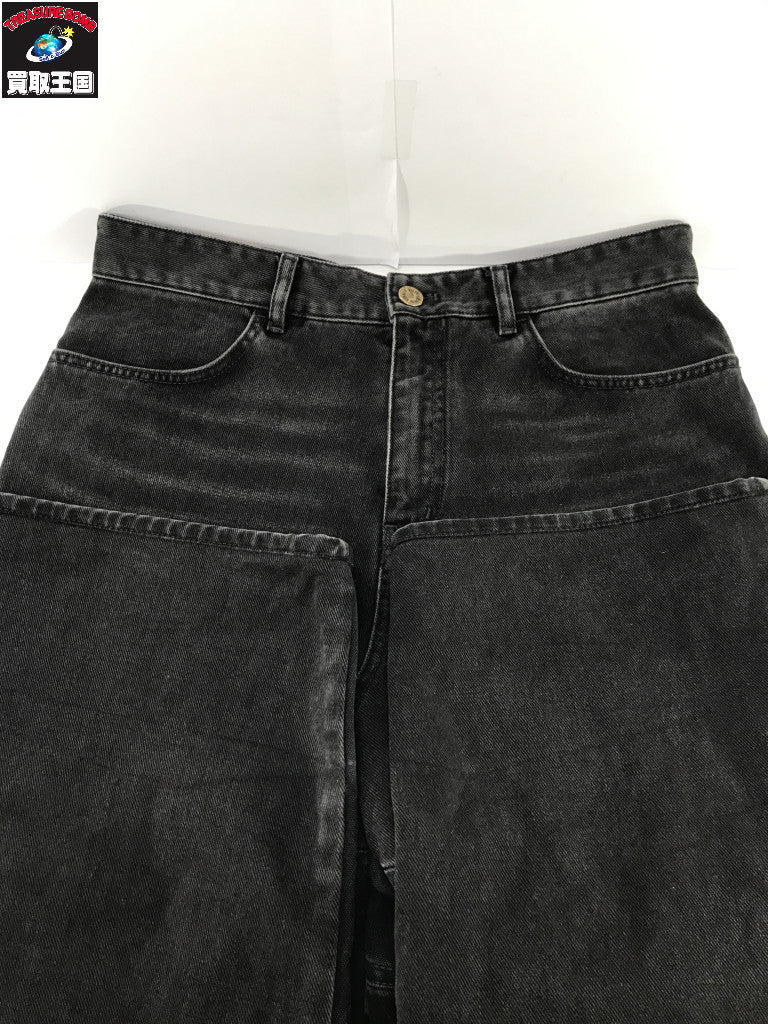 24SS デニムワークウェアパンツ 黒 (29) RM241M CCU HQD05W