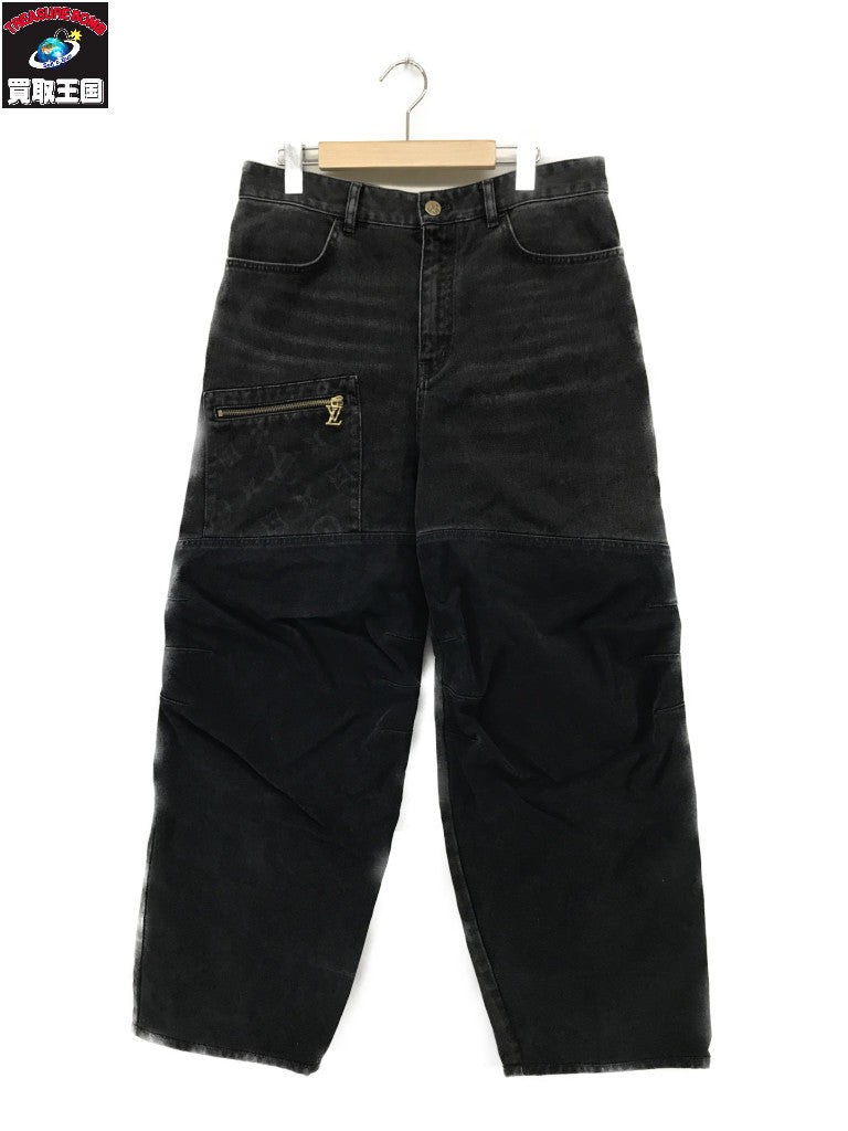 24SS デニムワークウェアパンツ 黒 (29) RM241M CCU HQD05W