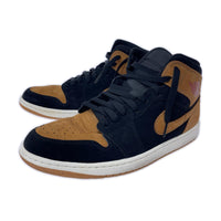 スニーカー Air Jordan 1 Mid SE 黒茶 (28.5) 28.5cm (US10 1/2 UK10 EU47)