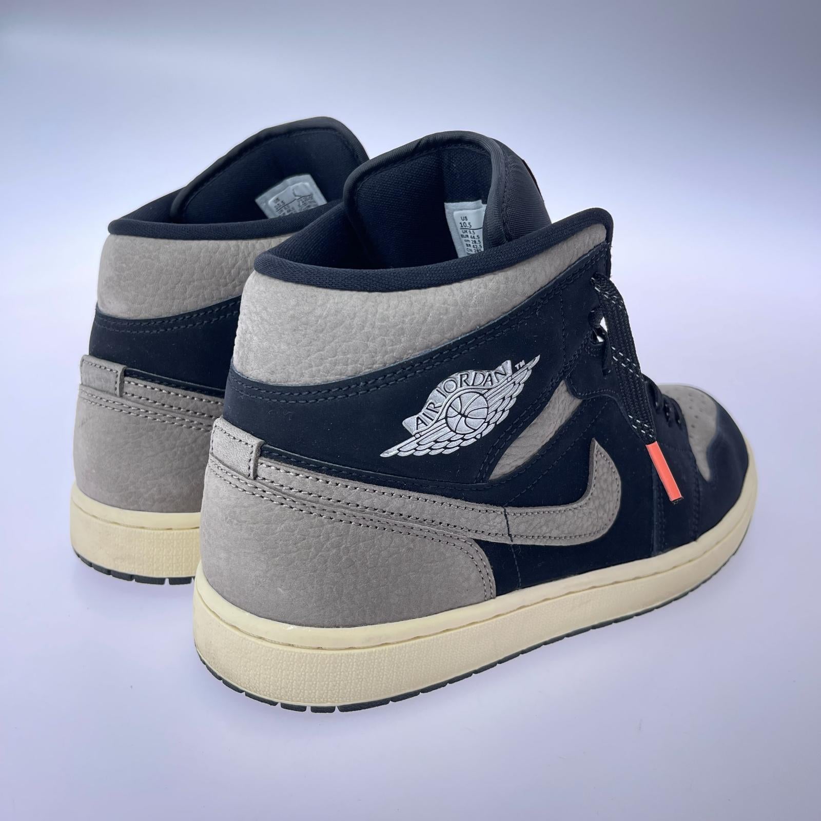 スニーカー Air Jordan 1 Mid SE 黒灰 (28.5) 28.5cm (US10 1/2 UK10 EU47)