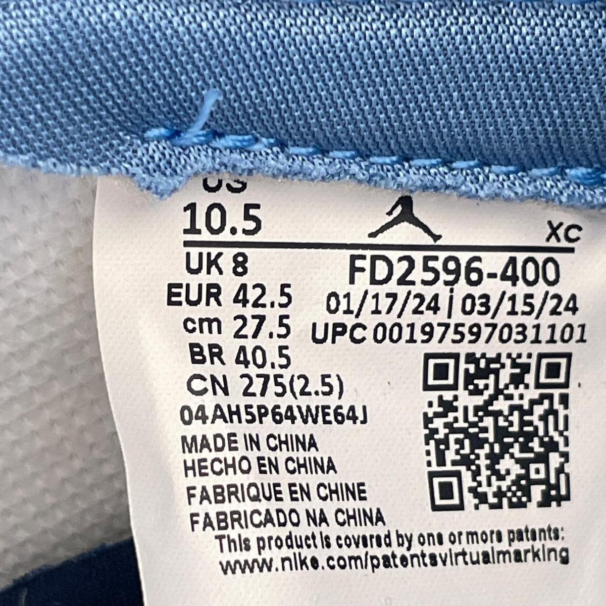 スニーカー Air Jordan 1 Retro High OG 27.5cm 27.5cm (US9 1/2 UK9 EU45)