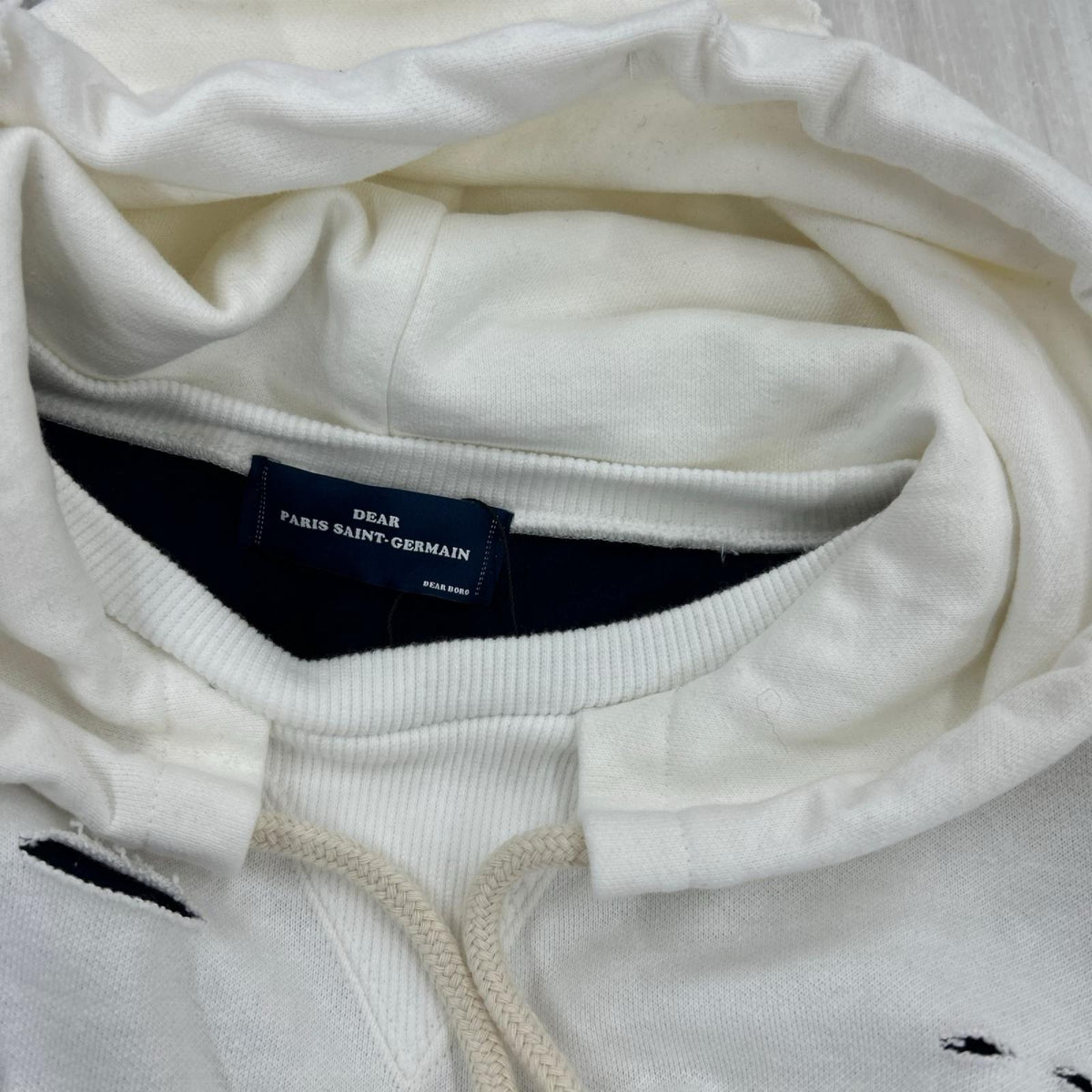 パーカー DEAR PSG LAYERED HOODIE WHT M M ホワイト