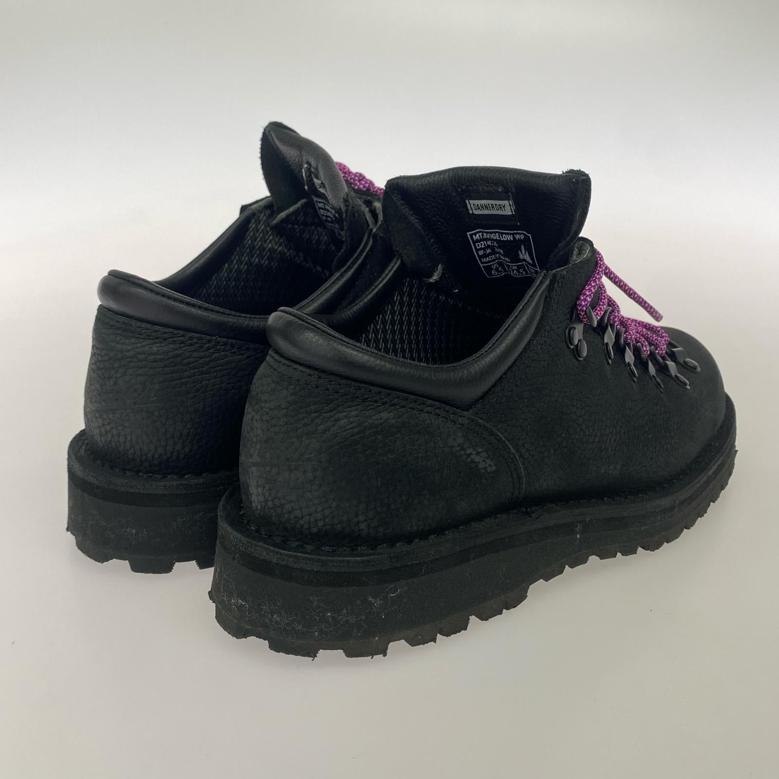 ブーツ D214016/MOUNTAIN RIDGE LOW W/P/黒/24.5 24.5cm (US6 1/2 UK6 EU39) ブラック
