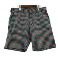 パンツ 千鳥柄 ハーフパンツ size34 ピンク系 34