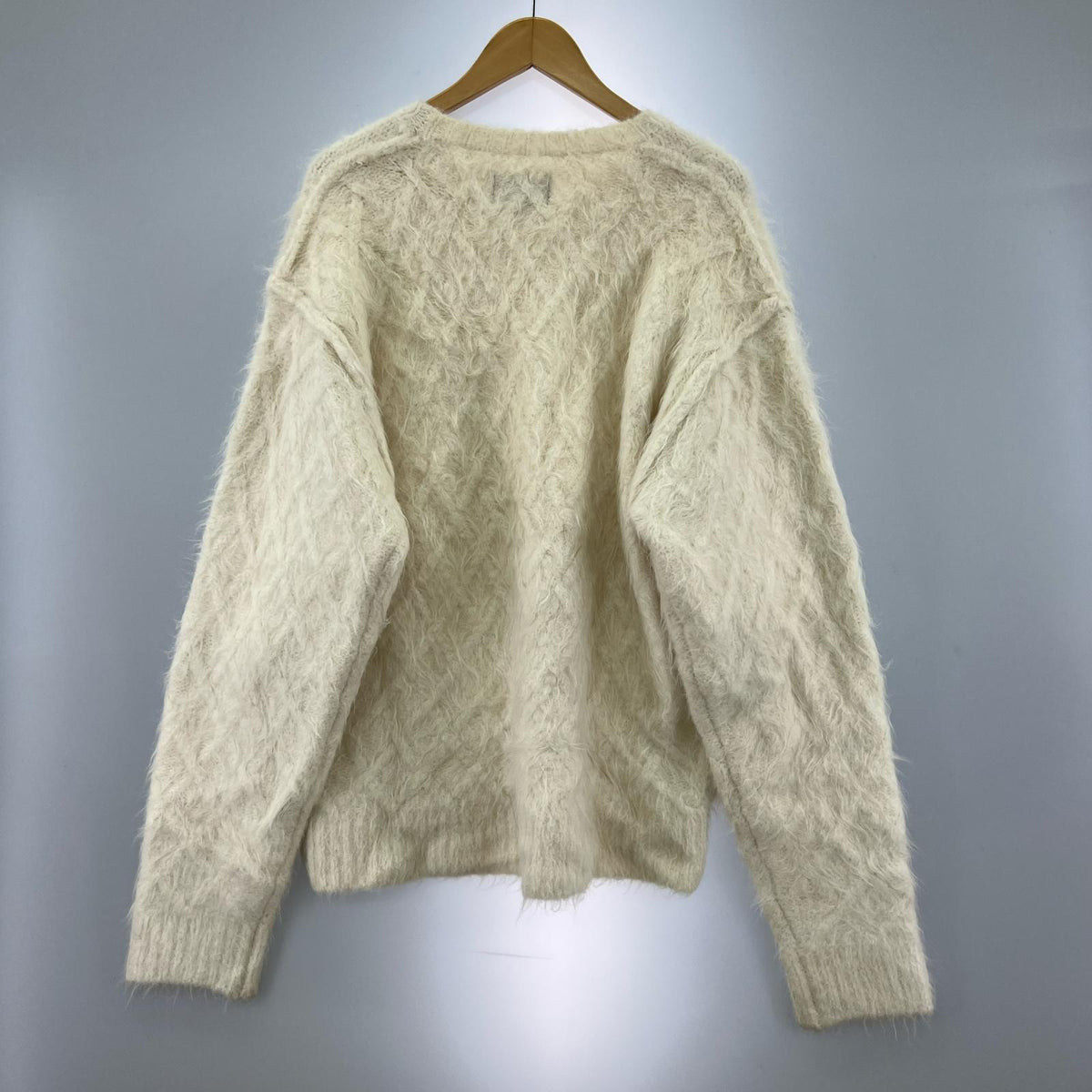 ニット Fuzzy Lattice Crew ニット アイボリー