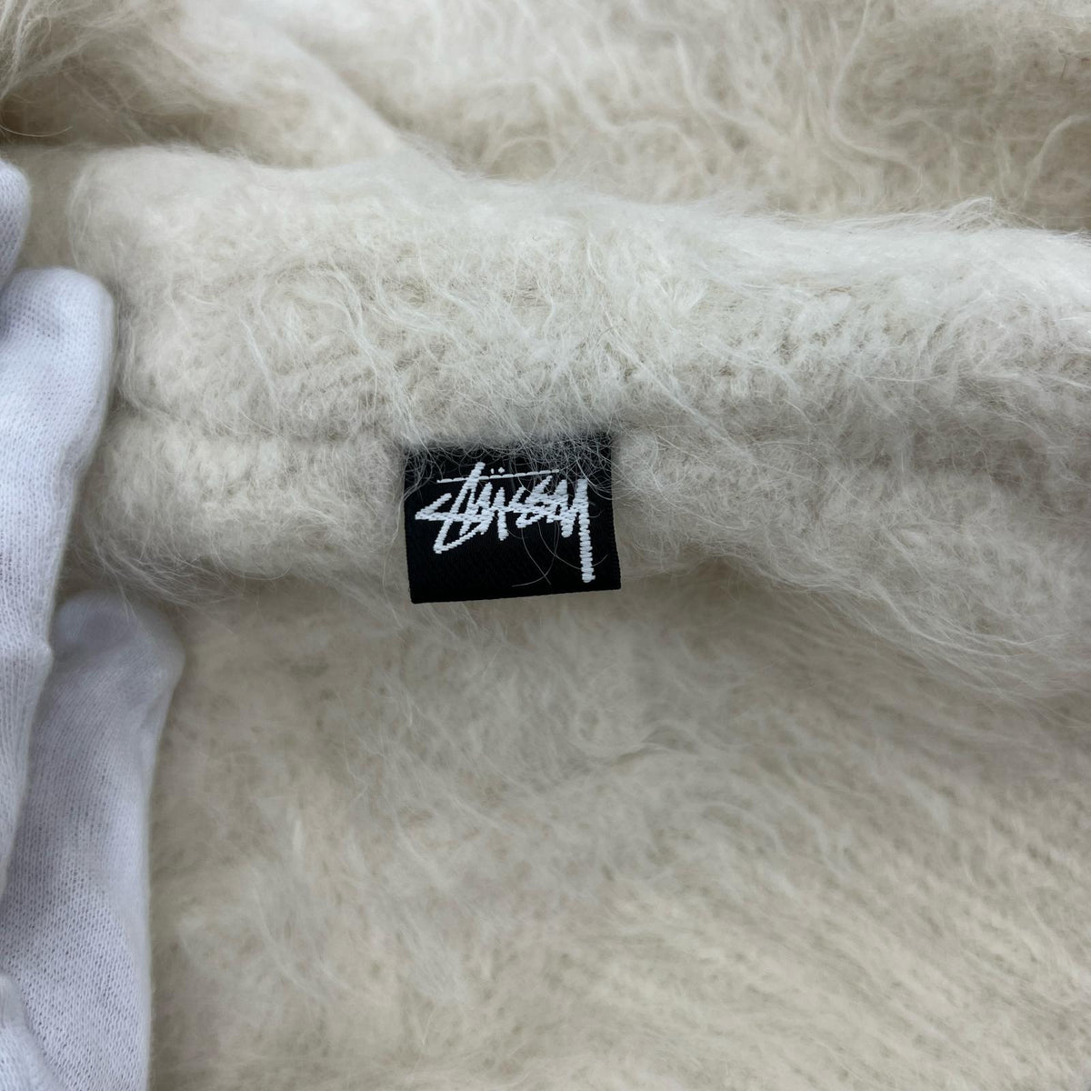 ニット Fuzzy Lattice Crew ニット アイボリー