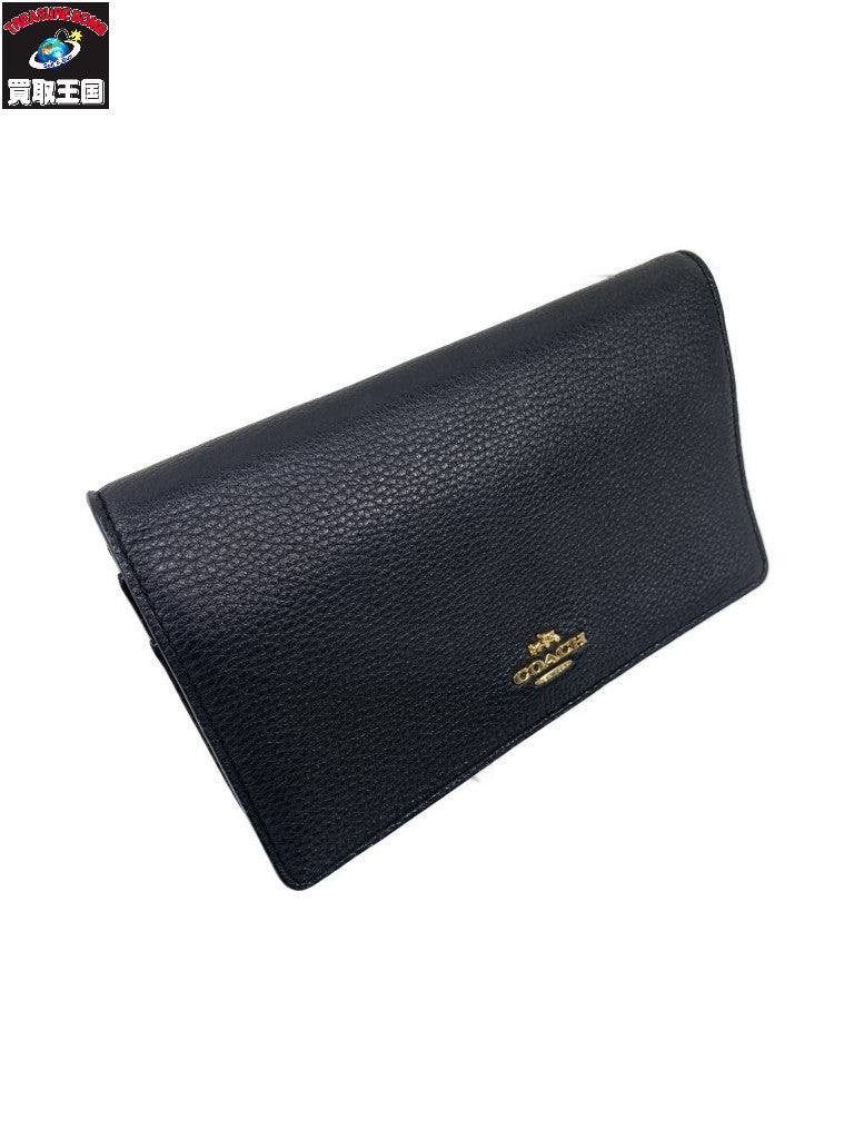 COACH ショルダーウォレット ブラック